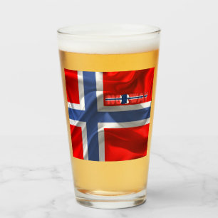 Copo De Pint Bandeira norueguesa