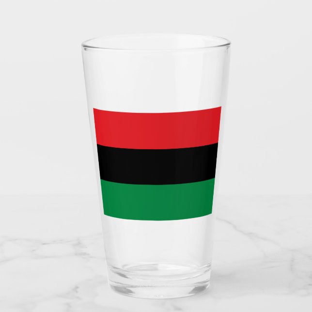 Copo De Pint Bandeira Pan-Africana (Frente)