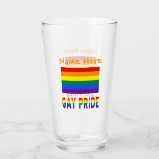 Copo De Pint Bandeira Personalizada do Orgulho Gay LGBTQ Arco-í