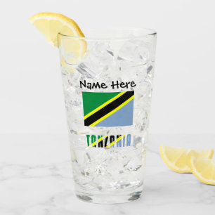 Copo De Pint Bandeira Tanzaniana da Tanzânia Personalização Pre