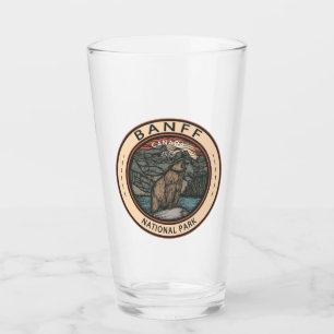 Copo De Pint Banff National Park Canada Viagem Emblem Vintage