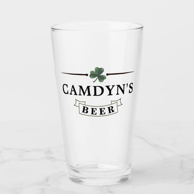 Copo De Pint Banner de Cerveja de Véu (Frente)