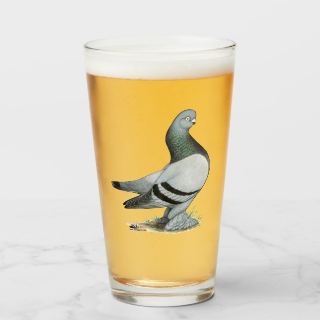 Copo De Pint Bar Azul Berliner Tumbler Pigeon (Frente (Preenchido))