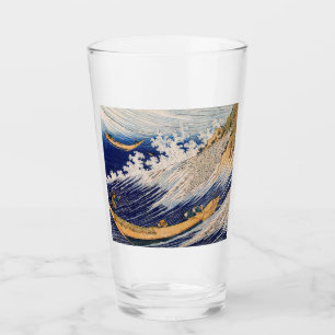 Copo De Pint Barcos de Pesca do Oceano Hokusai Ondas