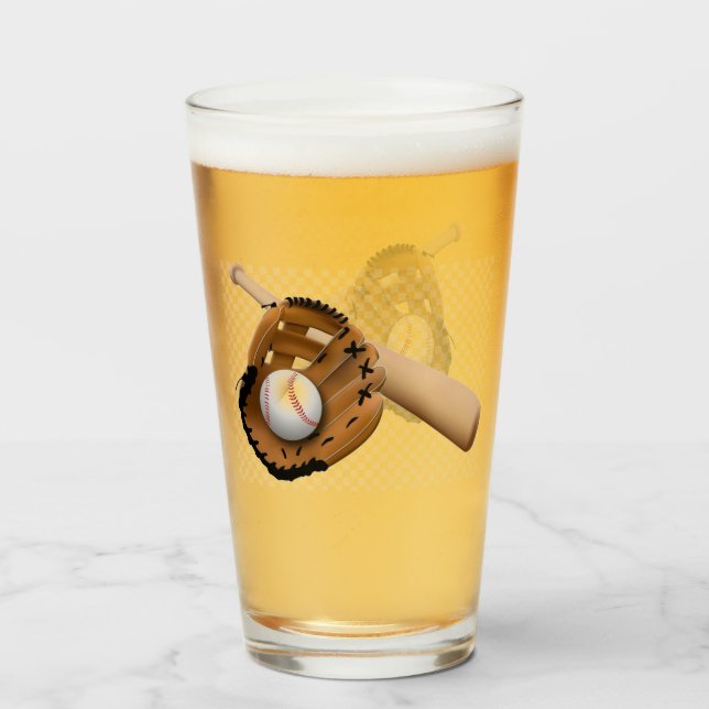 Copo De Pint Baseball (Frente (Preenchido))