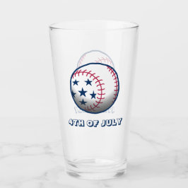 Copo De Pint Basebol de 4 de Julho