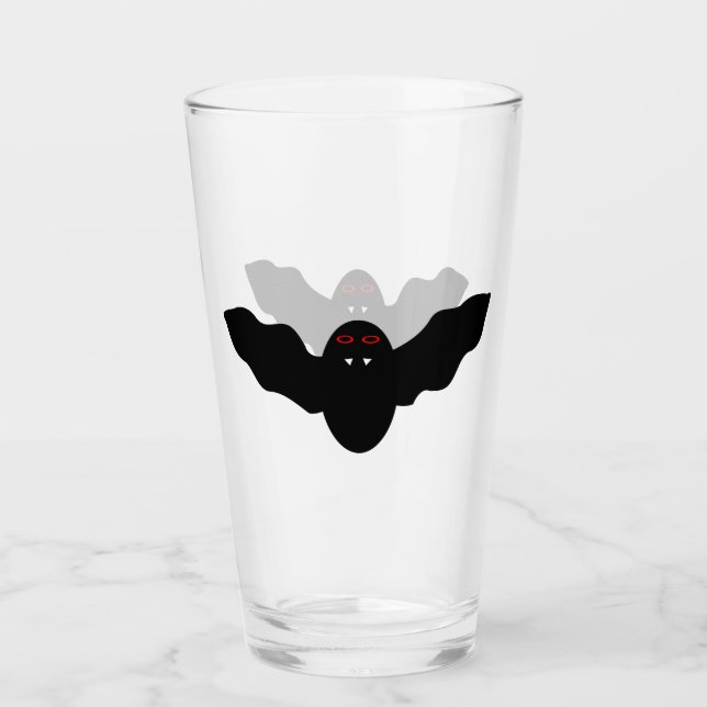 Copo De Pint Bat do Vampiro do Halloween (Frente)