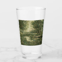 Bathers in Green Woodland Landscape (Arte Vintage)