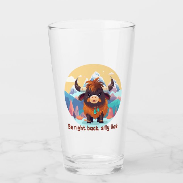 Copo De Pint Be right back, silly Yak (Frente)