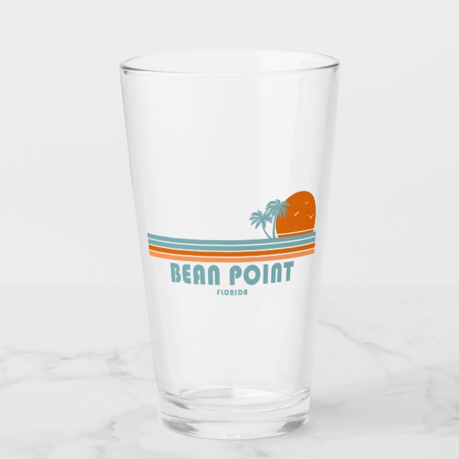 Copo De Pint Bean Point Beach Sun Palm Trees (Frente)