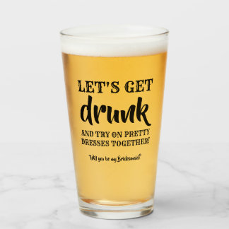 Copo De Pint Bebado de Obtenção de vamos - Engraçado Proposta d