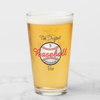 Copo De Pint Beball Sports Beer Beer Glass Drinkware