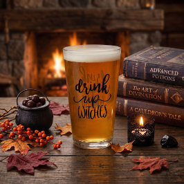 Copo De Pint Bebam Bruxas Citação Engraçada de Roteiro de Hallo