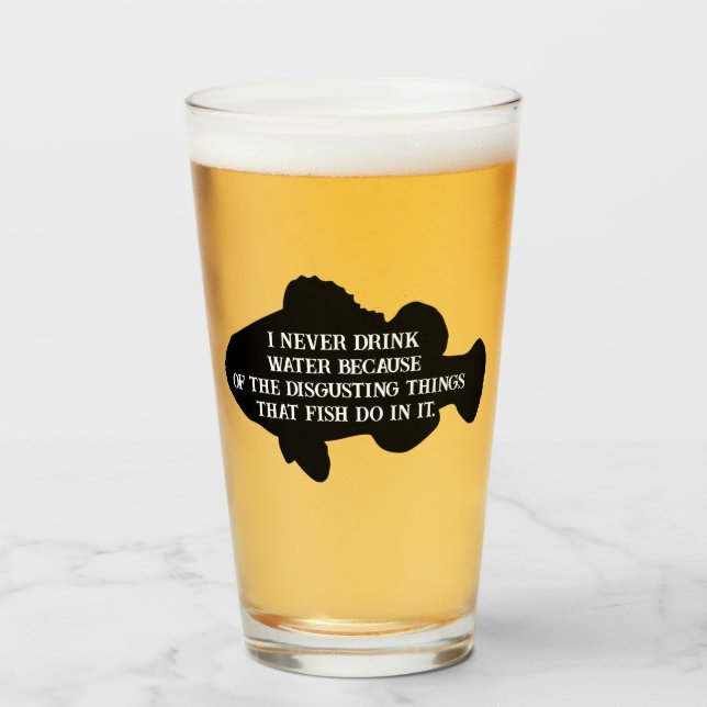 Copo De Pint Bebendo Cita Vidro De Cerveja (Frente (Preenchido))