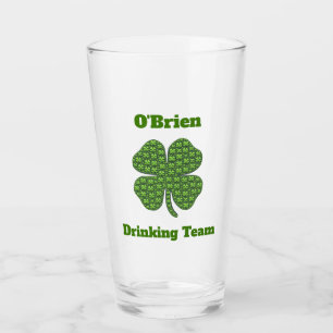 Copo De Pint Bebendo irlandês Clover Shamrock Beer Pint