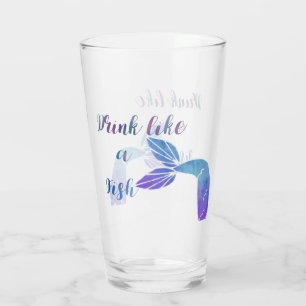 Copo De Pint Bebida da sereia como um Tumbler de vidro da pinta