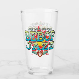 Copo De Pint Bebop Jazz Soul Glass Tumbler