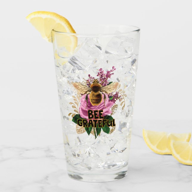 Copo De Pint Bee Grateful (Gelo frontal)