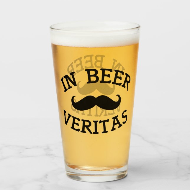 Copo De Pint Beer Veritas Beer Glass (Traseira (Preenchido))