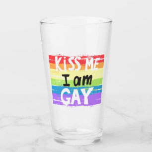Copo De Pint Beija-Me Eu Sou Gay