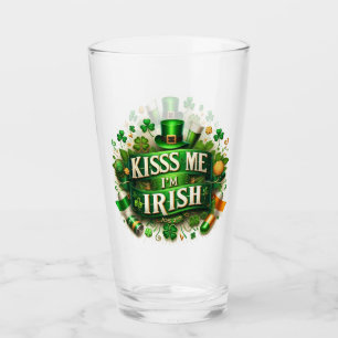 Copo De Pint Beije-me, sou Dia de São Patrício irlandês