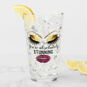 Copo De Pint Beijo Dourado da Extensão Eyelash do Artista de Ma