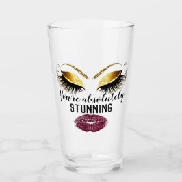 Copo De Pint Beijo Dourado da Extensão Eyelash do Artista de Ma