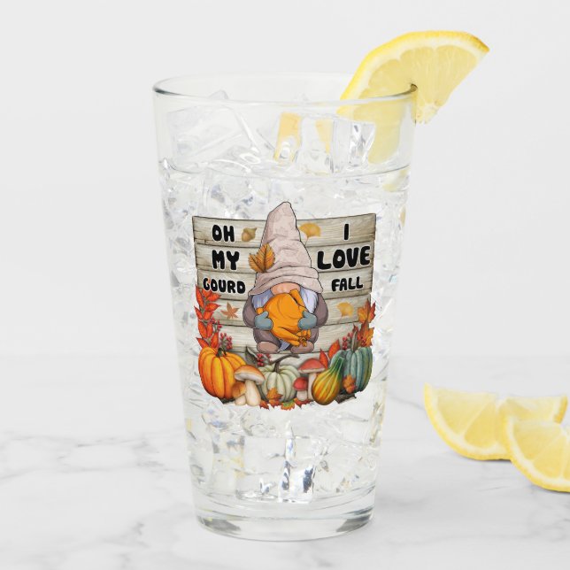 Copo De Pint Bela Coleção de Outono de Ação de Graças Popular (Gelo traseiro)