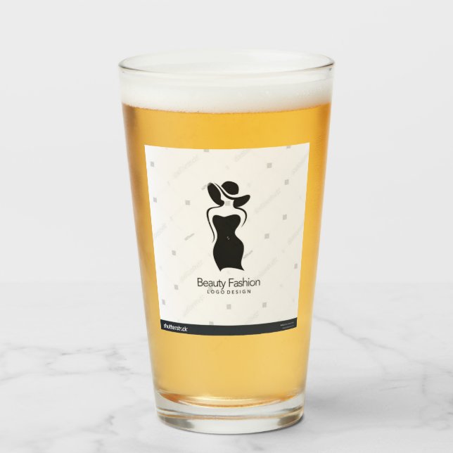 Copo De Pint Bela moda (Frente (Preenchido))