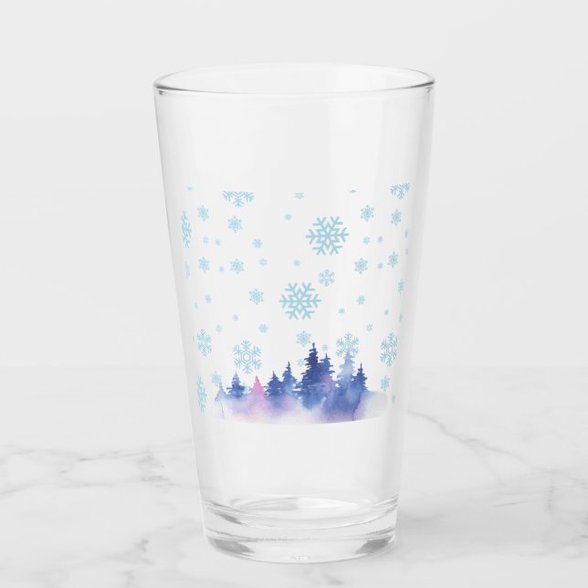 Copo De Pint Belo Dia de Inverno (Frente)