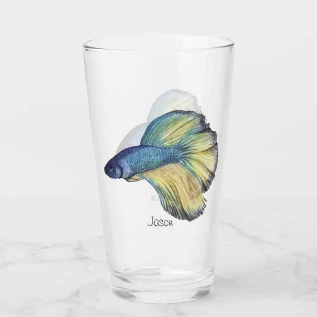 Copo De Pint Betta Fish Glass (Frente)