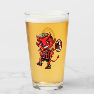 Copo De Pint Bicchiere Milan calcio