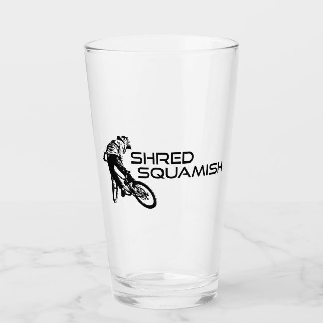 Copo De Pint Bicicleta de Montanha Escamada Sombreada (Frente)