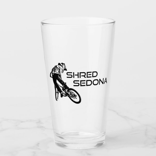 Copo De Pint Bicicleta De Montanha Sedona Shred Arizona (Frente)