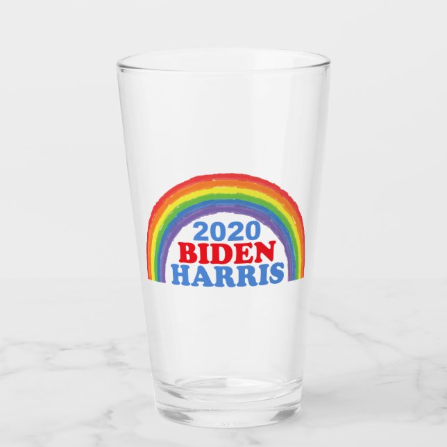 Copo De Pint Biden Harris 2020 Rainbow (Frente)