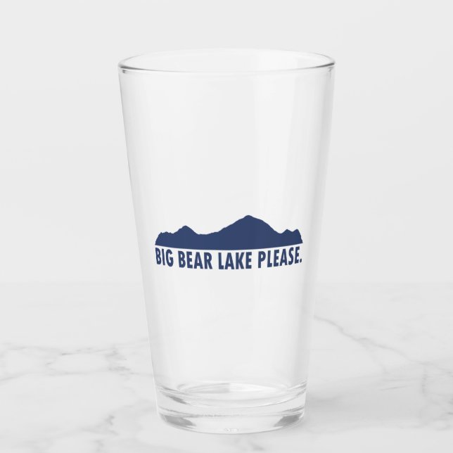 Copo De Pint Big Bear Lake California, por favor (Frente)