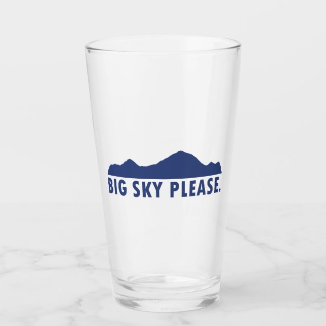 Copo De Pint Big Sky, por favor (Frente)
