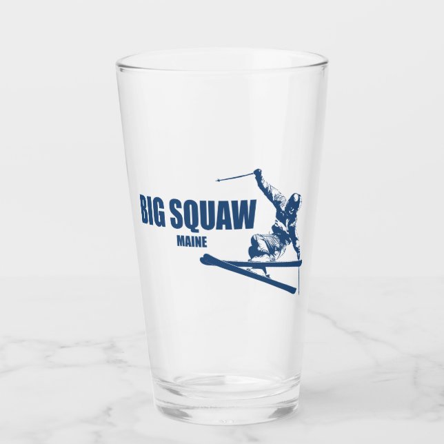 Copo De Pint Big Squaw Maine Skier (Frente)