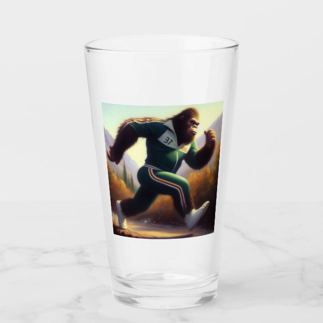 Copo De Pint Bigfoot em Execução (Frente)