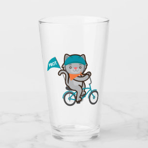 Copo De Pint Biking Kitty Tumbler