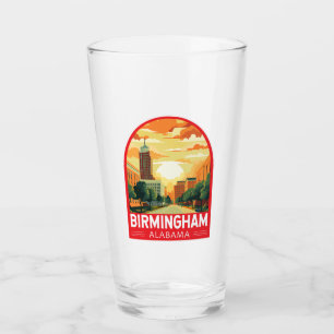Copo De Pint Birmingham Alabama Viagem Art Emblem