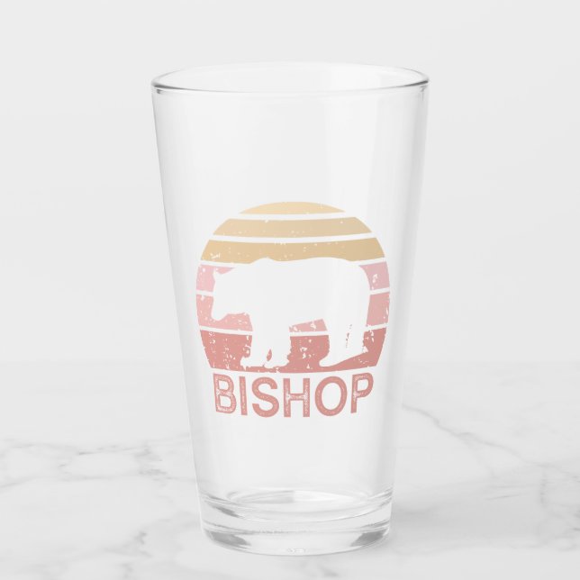Copo De Pint Bishop California Retro Bear (Frente)