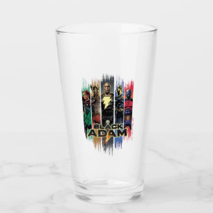 Copo De Pint Black Adam Characters In Stripes Graphic