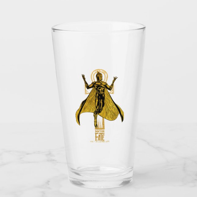 Copo De Pint Black Adam | Doctor Fate Character Graphic (Frente)