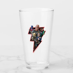 Copo De Pint Black Adam Group Lightning Graphic