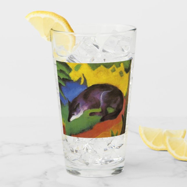 Copo De Pint Blue Fox (por Franz Marc) (Gelo frontal)