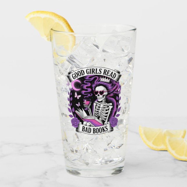 Copo De Pint Boas Meninas Lem Livros Ruins (Gelo frontal)