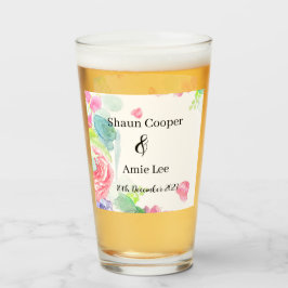 Copo De Pint Boho Casado de Sweet Watercolor