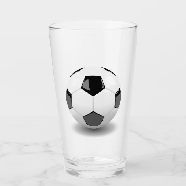 Copo De Pint bola de futebol 3D bonita (Frente)