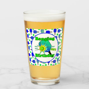 Copo De Pint Bola de Paddle Azul Azul de Birthday